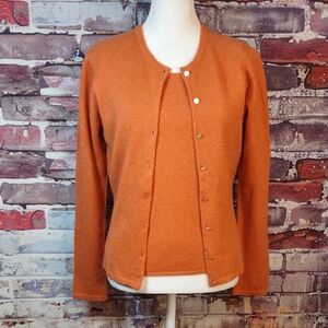 Cashmeres 100% Cashmere 2pc Twin Set